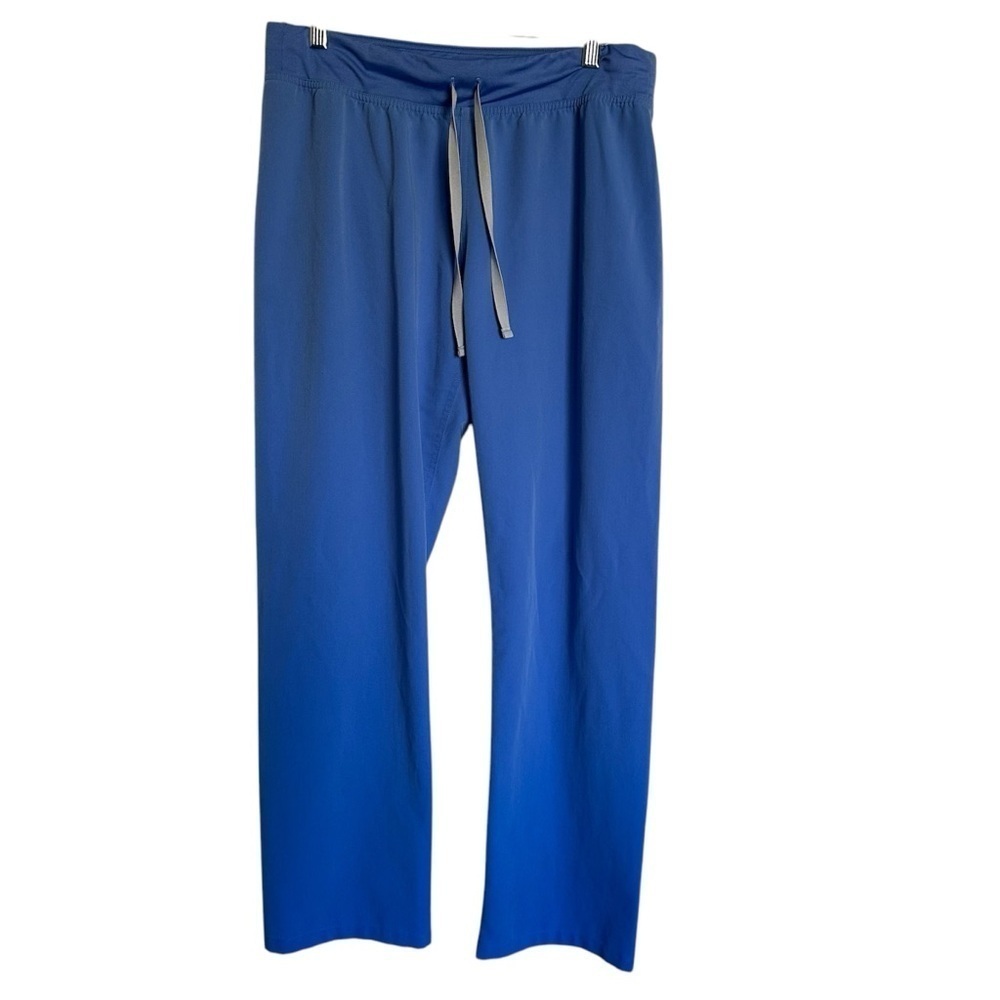 Figs Scrubs Technical Collection Straight Leg Blue Pants Size M PO1747